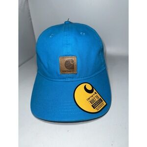Carhartt Force Odessa Canvas Logo Hat/Cap  Atomic Blue Adj. Strapback NWT (26)‎